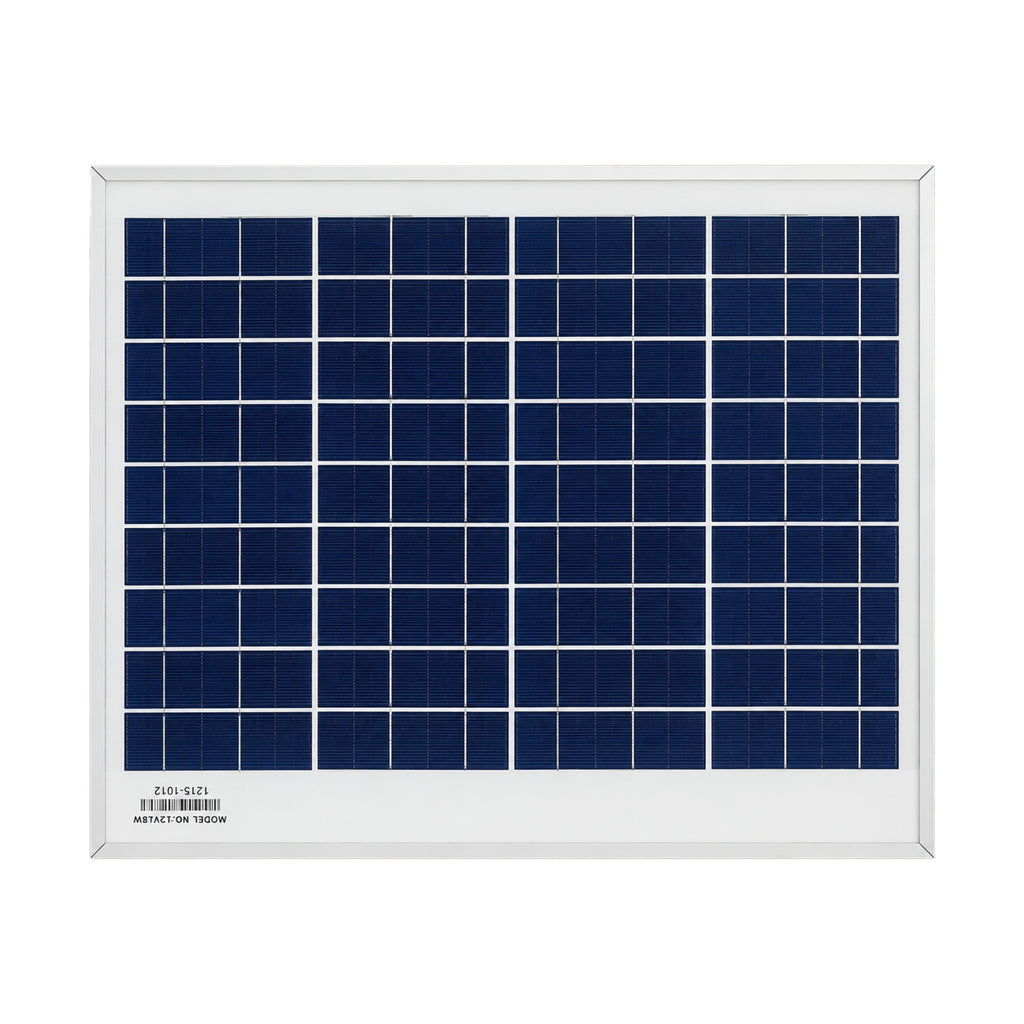 12V 15W  Solar Panel – Aluminium Frame for Battery Charging, Solar Projects and Lighting