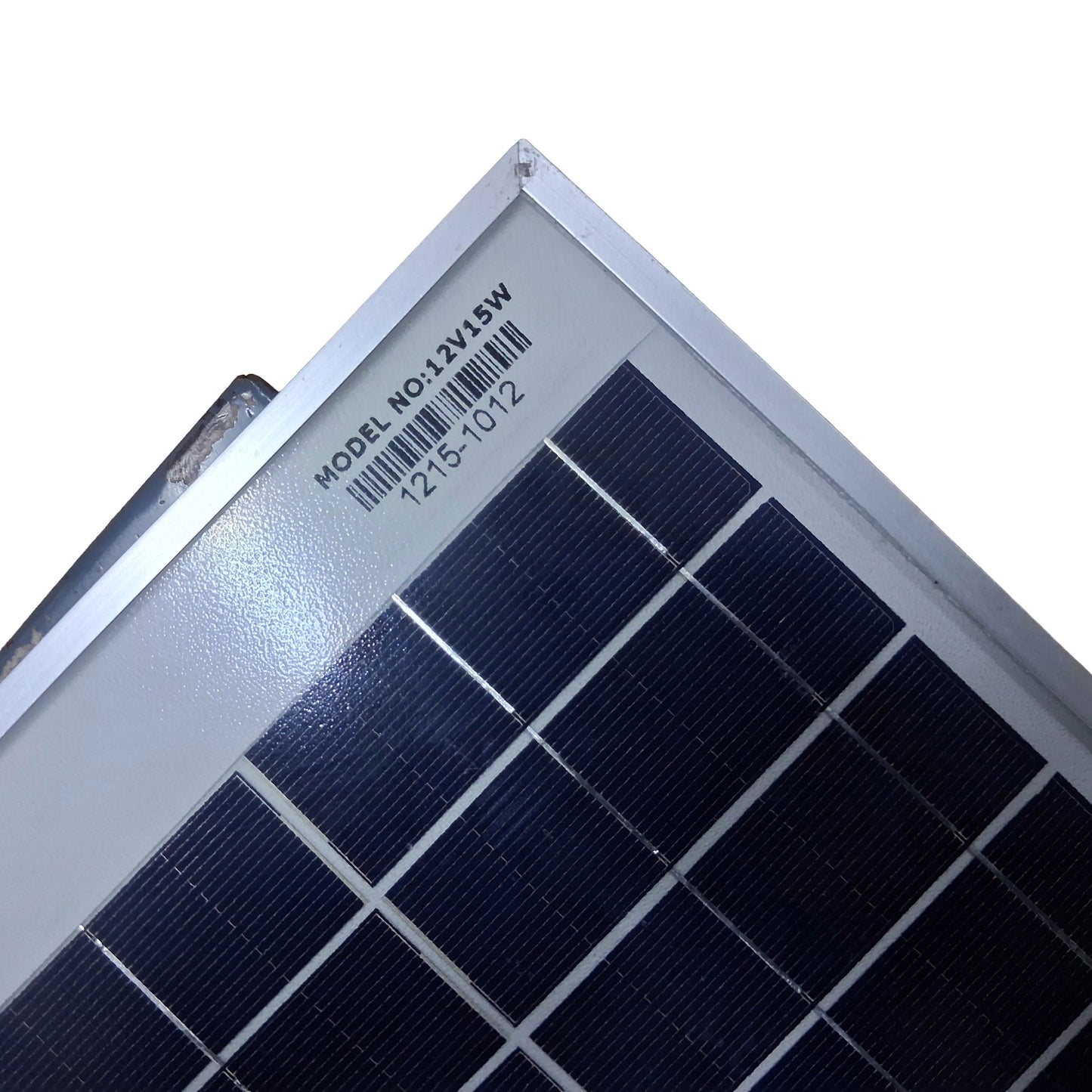 12V 15W  Solar Panel – Aluminium Frame for Battery Charging, Solar Projects and Lighting