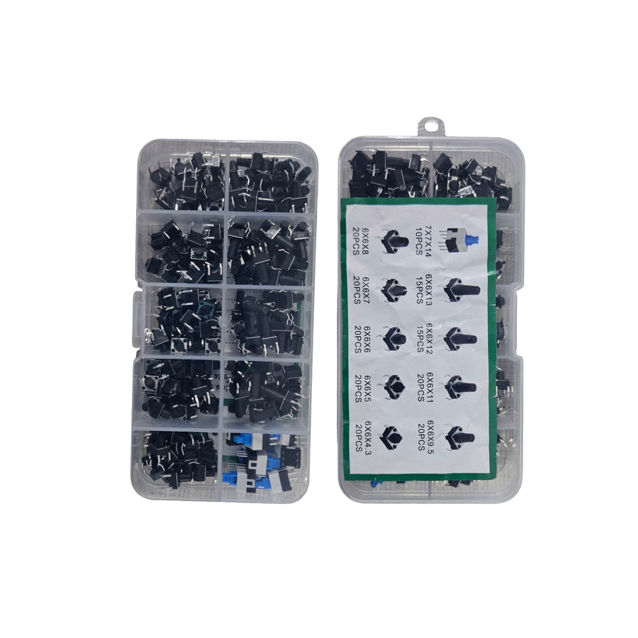 Tactile Push Button Switch  Kit Box | DIY Electronics, Arduino & Raspberry Pi