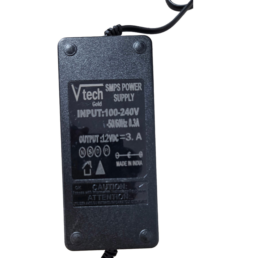 Vtech 12V 3A SMPS Power Supply Adapter with DC Pin – 12 Volt 3 Amp AC to DC Adapter