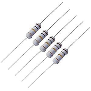 10 Ohm 1W Resistor – 10Ω 1 Watt Through-Hole Fixed Resistor for Electronic Circuits – Pack of 5