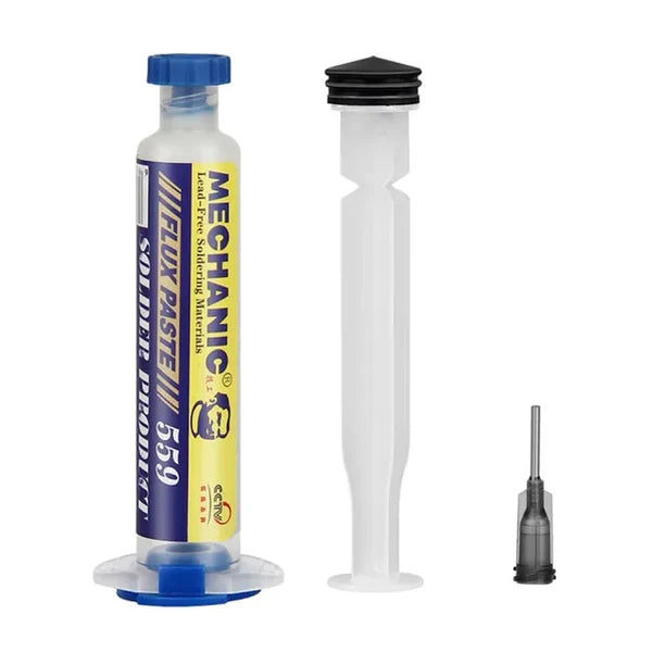 UV559 Flux Paste for Soldering | Imported Natural Activity No Clean Solder Flux Paste | Milky Color pH 6.0 ±0.3 Halogen Free