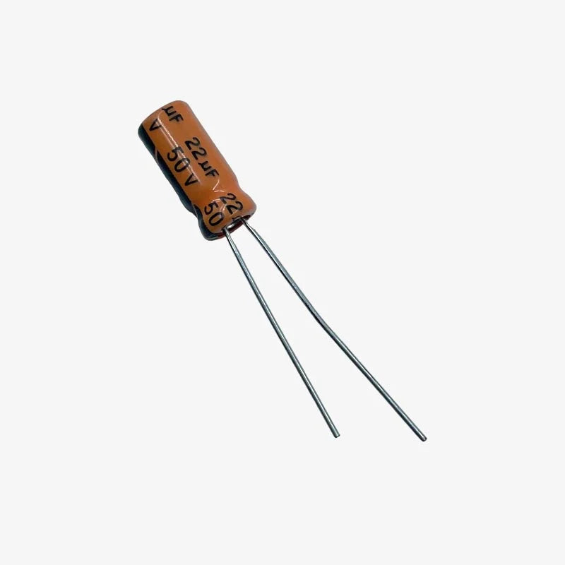 22µF 50V  Capacitor – Polarized Through-Hole Aluminium Capacitor