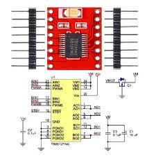 TB6612FNG Dual Motor Driver Module – 1.2A per Channel, PWM Control