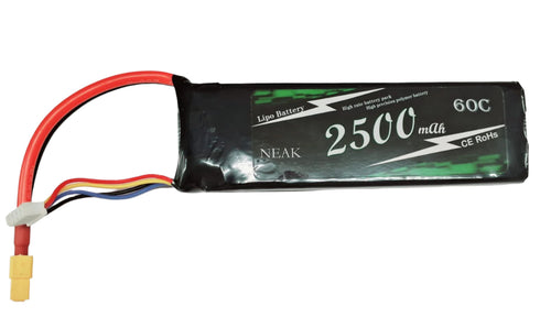 11.1V 2500mAh LIPO BATTERY product image