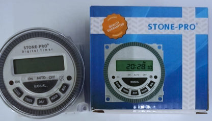 STONE-PRO TM-619H-2 Digital Programmable Timer Switch – 30 Amps