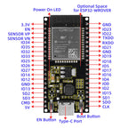 ESP32 WROOM WIFI Module  | USB Type-C ESP32 Module (38 PIN)