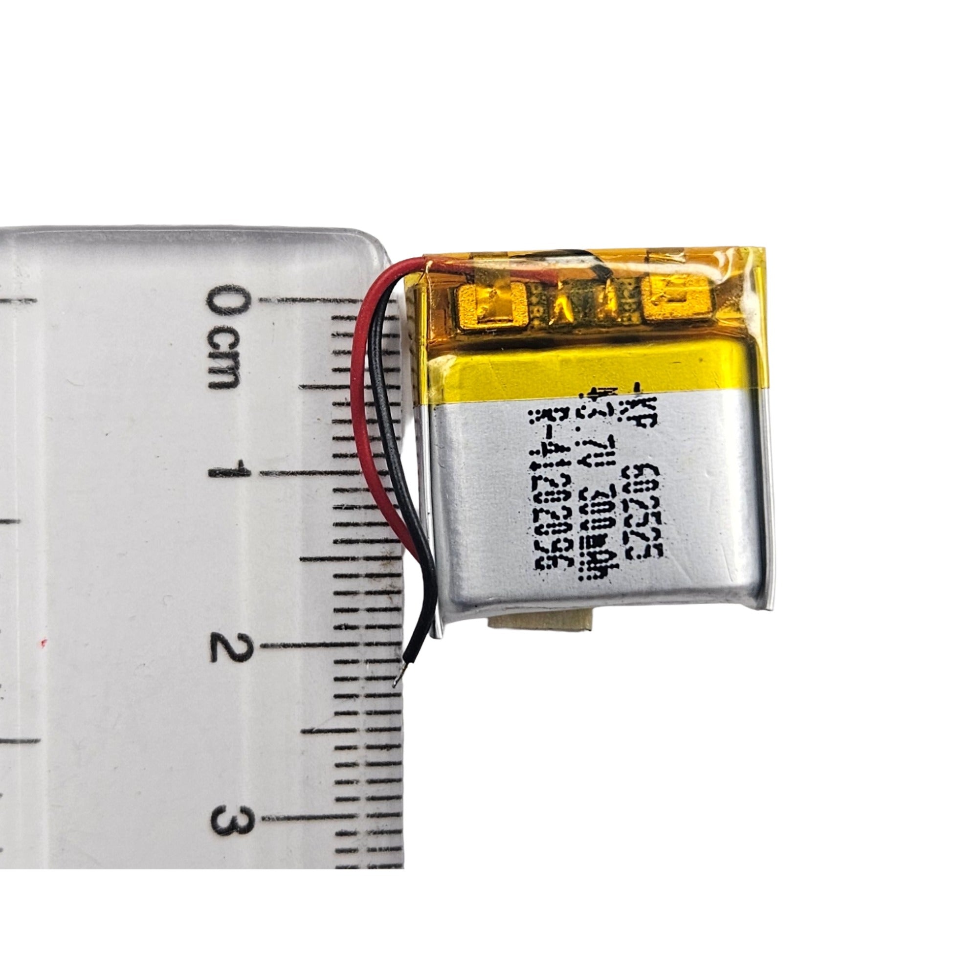 3.7V 300mAh Rechargeable LiPo Battery with Soldered Wires