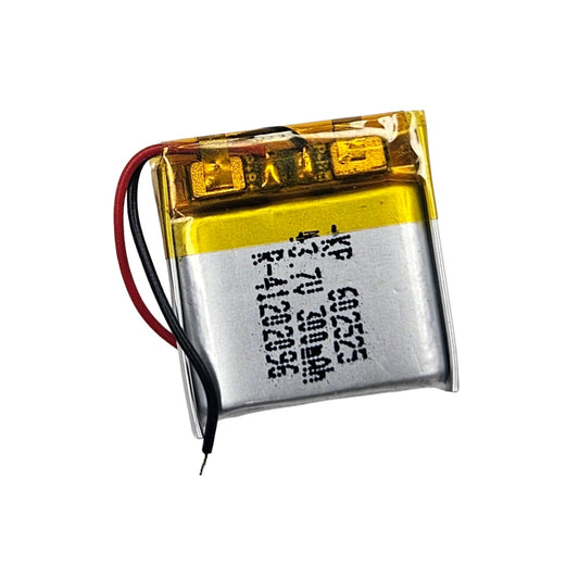 3.7V 300mAh Rechargeable LiPo Battery with Soldered Wires
