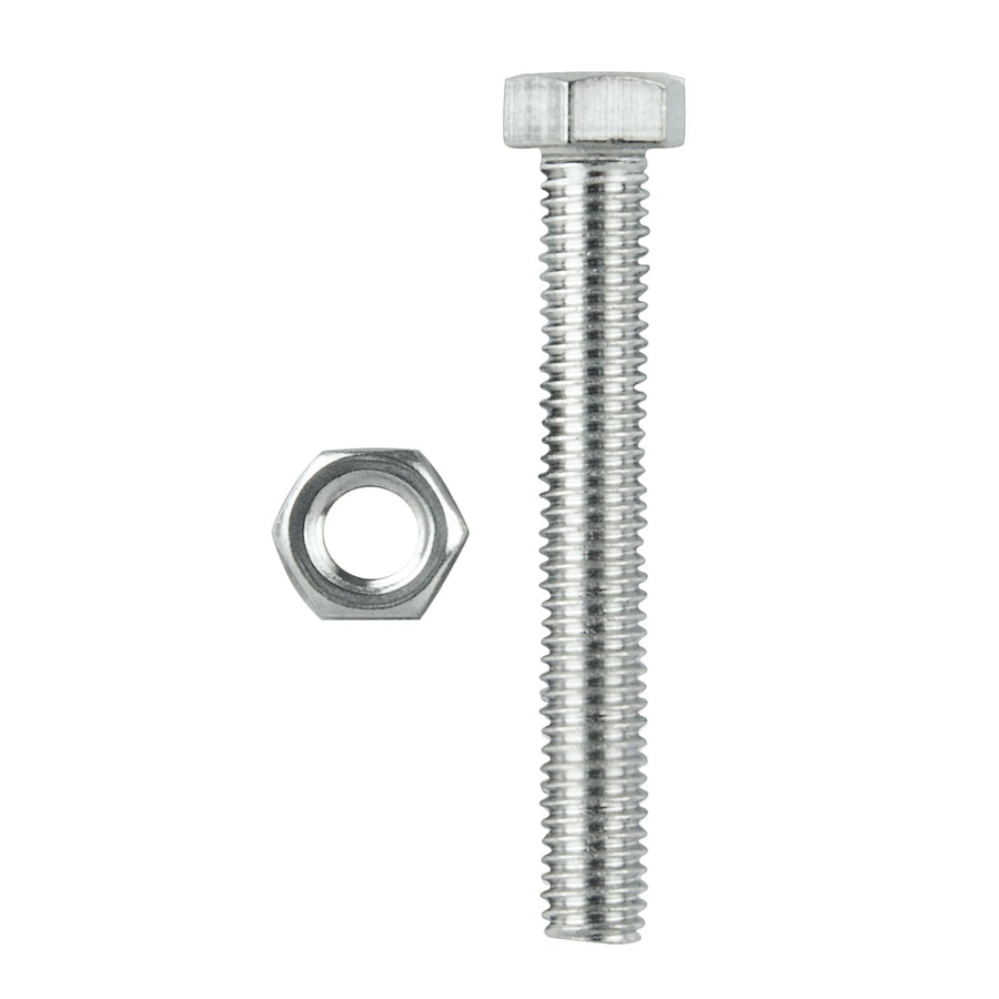M3 30mm Stainless Steel Screw -  Bolt with Nut Combo (5+5)