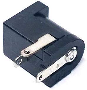 PCB Mount DC Power Jack Socket 5.5x2.1mm 3 Pin Female Connector