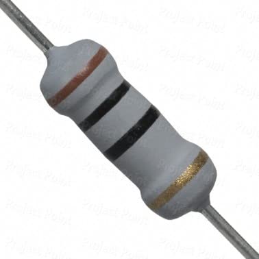 10 Ohm 1W Resistor – 10Ω 1 Watt Through-Hole Fixed Resistor for Electronic Circuits – Pack of 5