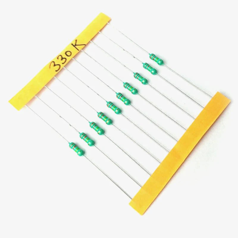 330k ohm resistor 1/4W 10pcs pack