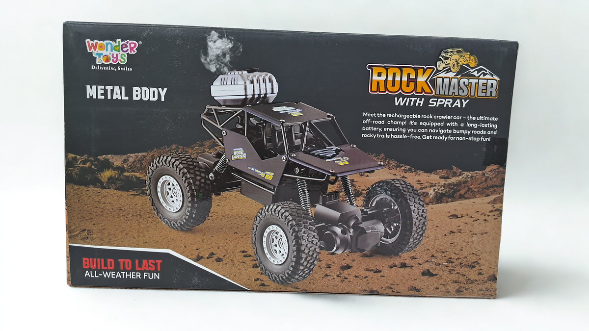 RC Car(MEDIUM Size) Rock Master Car with Mist Spray