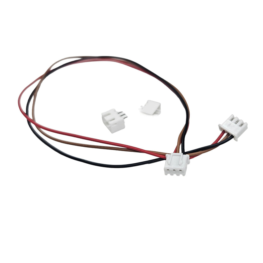 3 Pin RMC Double Side Double Base Wire Connector Cable for LED Strip, Sensors, DIY Electronics & Small DC Projects