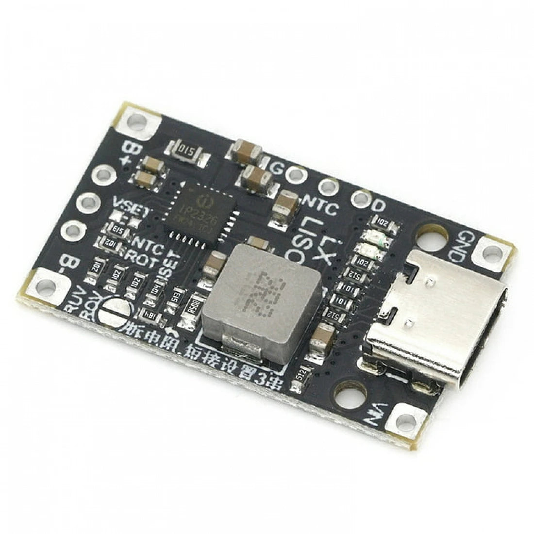 2S/3S USB Type-C QC Fast Charging Module for 3.7V Lithium Battery Pack