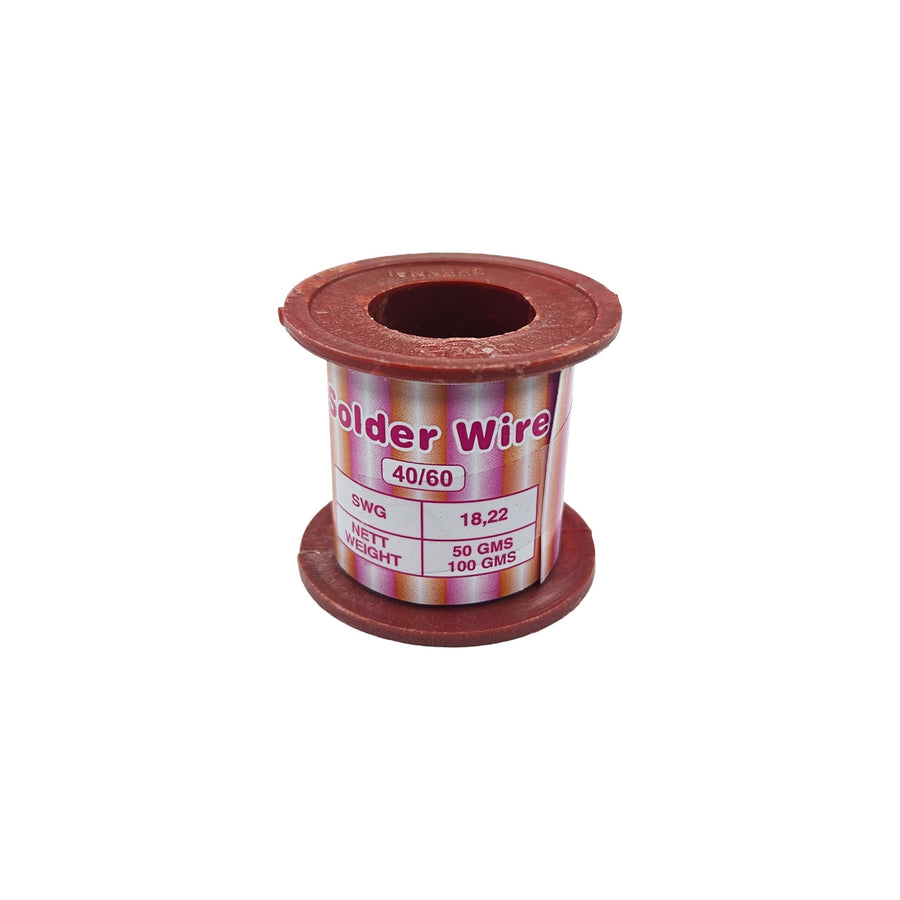40/60 Tin Lead Solder Wire 50g Roll | Rosin Core Soldering Wire for Electronics, PCB Repair & DIY Projects