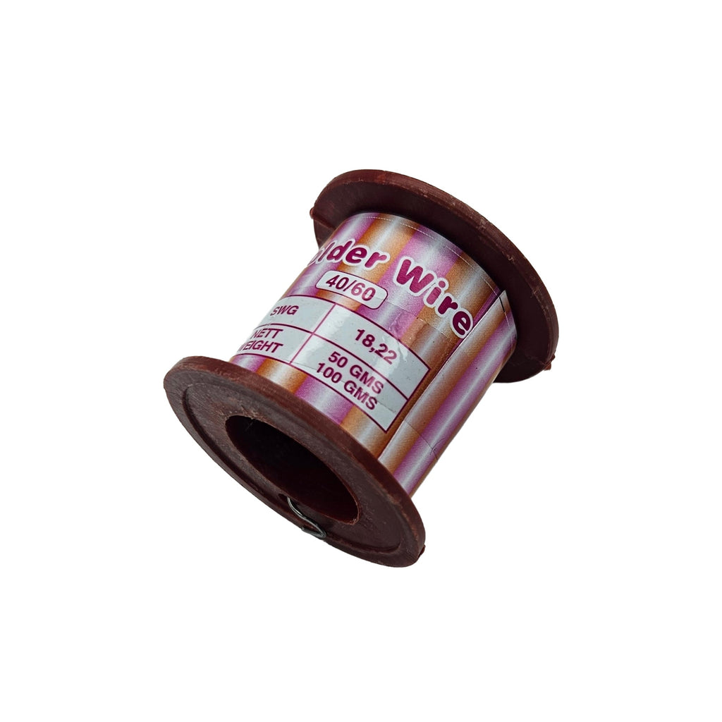 40/60 Tin Lead Solder Wire 50g Roll | Rosin Core Soldering Wire for Electronics, PCB Repair & DIY Projects