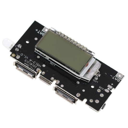 18650 Dual USB 5V Mobile Power Bank Boost Charging Module H913-B V1.0 – 0729HS DIY Board