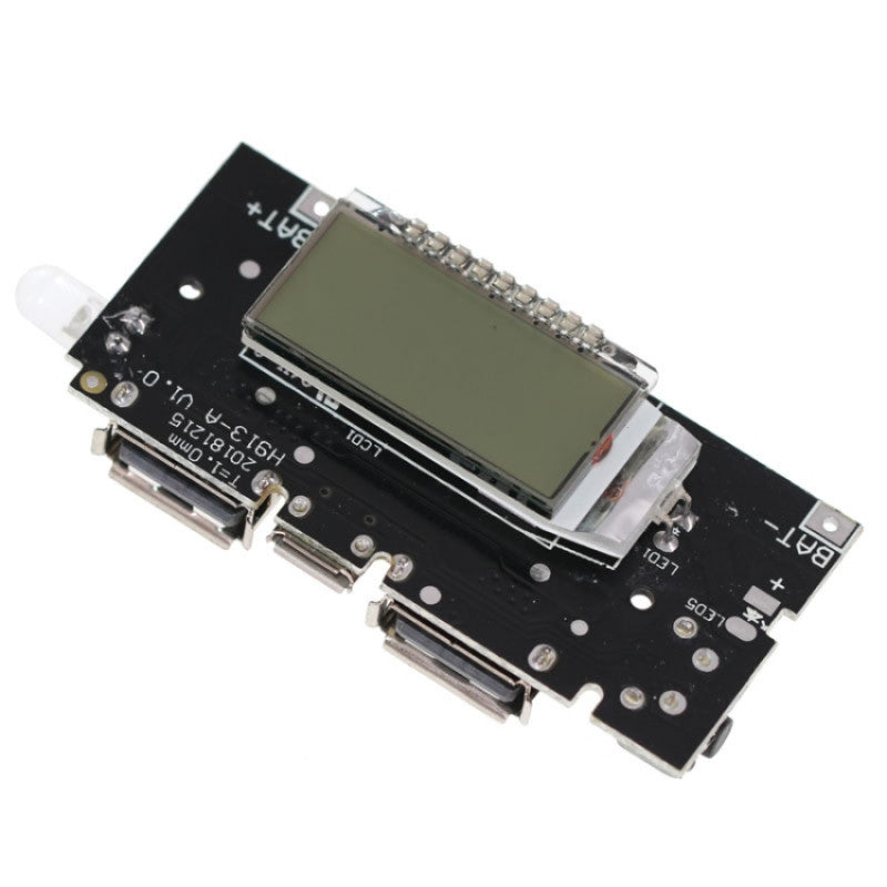 18650 Dual USB 5V Mobile Power Bank Boost Charging Module H913-B V1.0 – 0729HS DIY Board