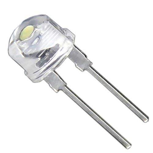 8mm Red LED 1 Watt (Pack of 5) | High Power Red Light Emitting Diode for DIY Electronics, Lighting & Projects