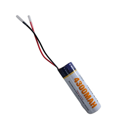 Oseltech 18650 3.7V 4300mAh Rechargeable Li-ion Battery with Soldered Wires
