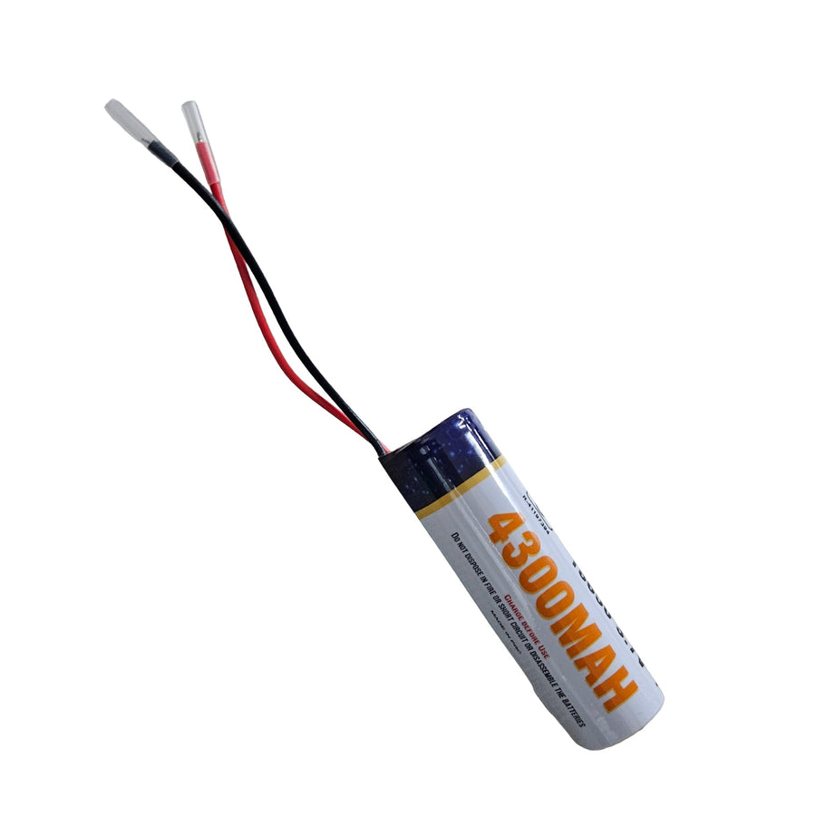 Oseltech 18650 3.7V 4300mAh Rechargeable Li-ion Battery with Soldered Wires