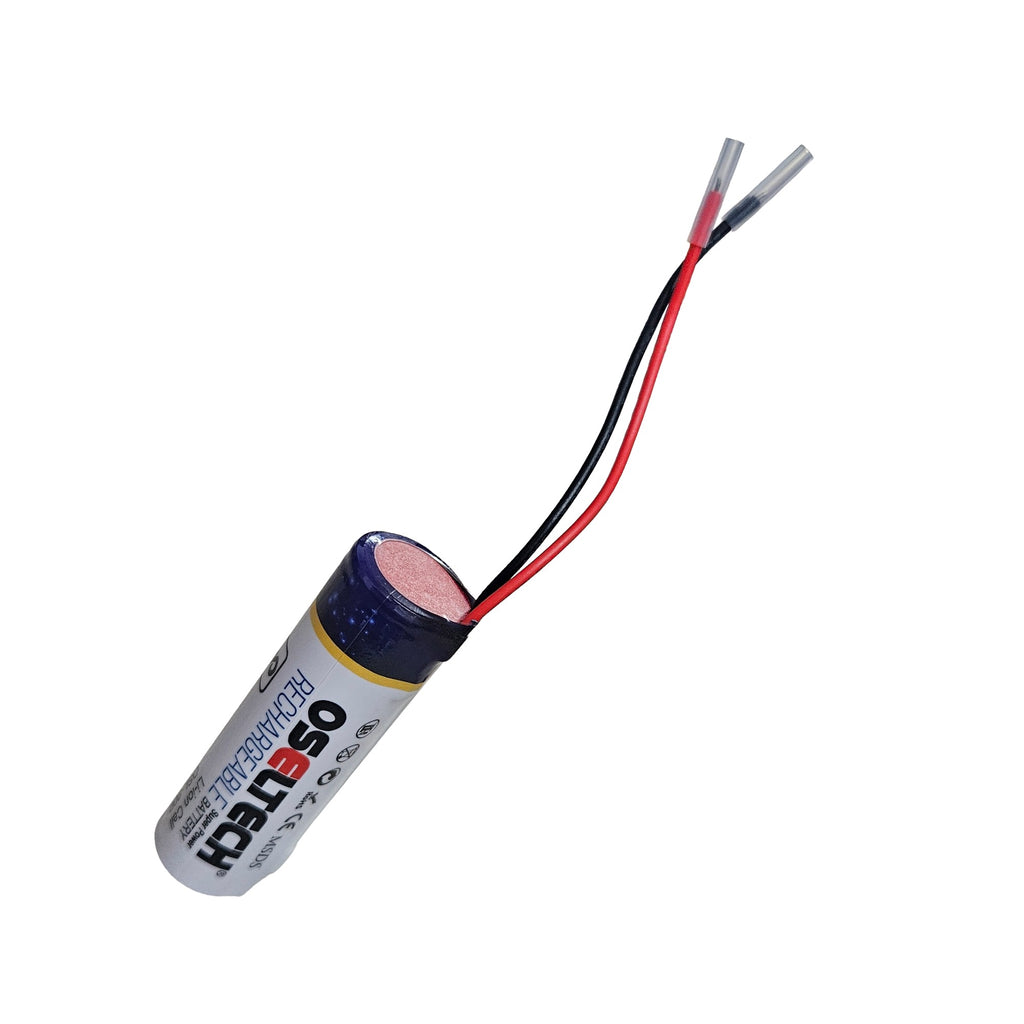 Oseltech 18650 3.7V 4300mAh Rechargeable Li-ion Battery with Soldered Wires