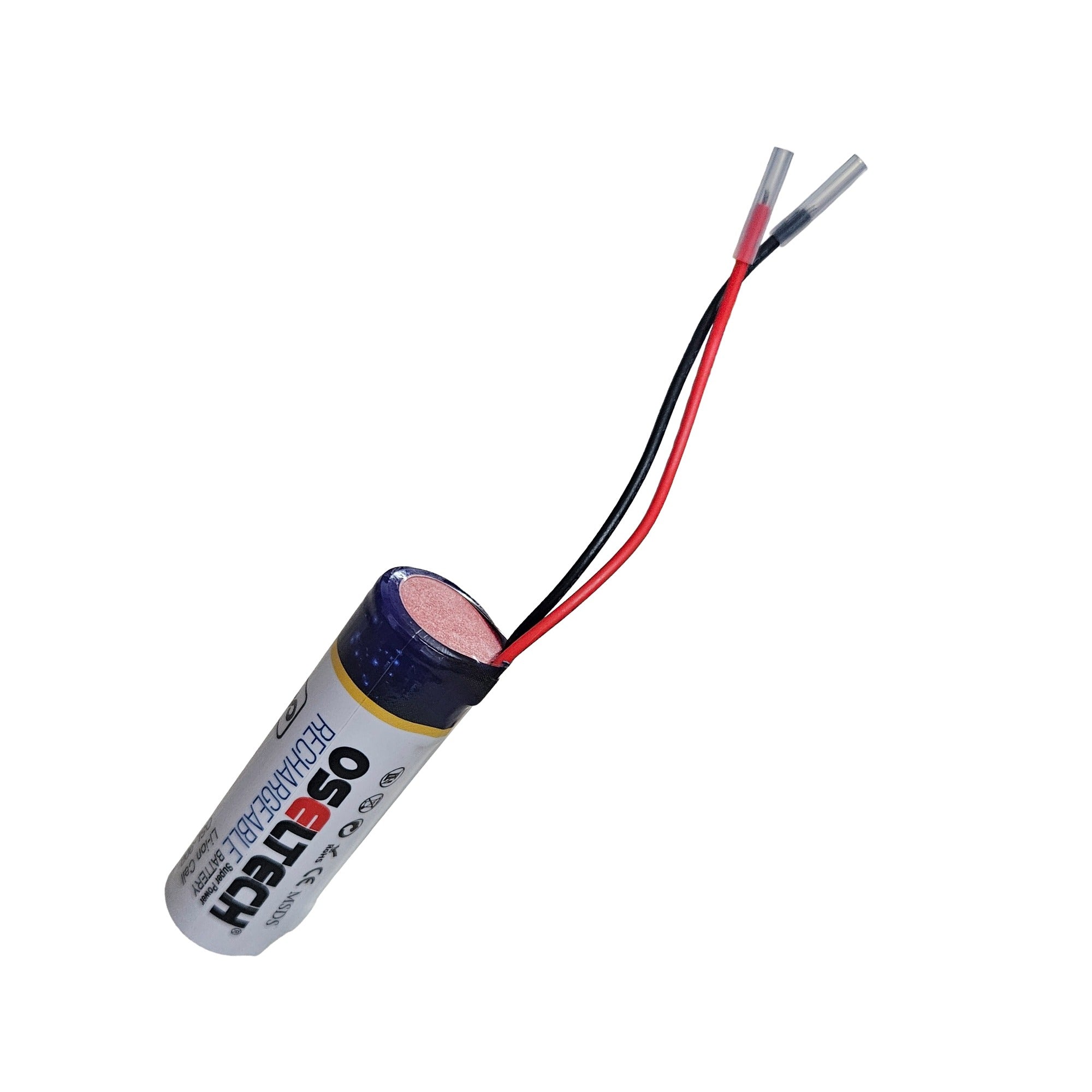 Oseltech 18650 3.7V 4300mAh Rechargeable Li-ion Battery with Soldered Wires