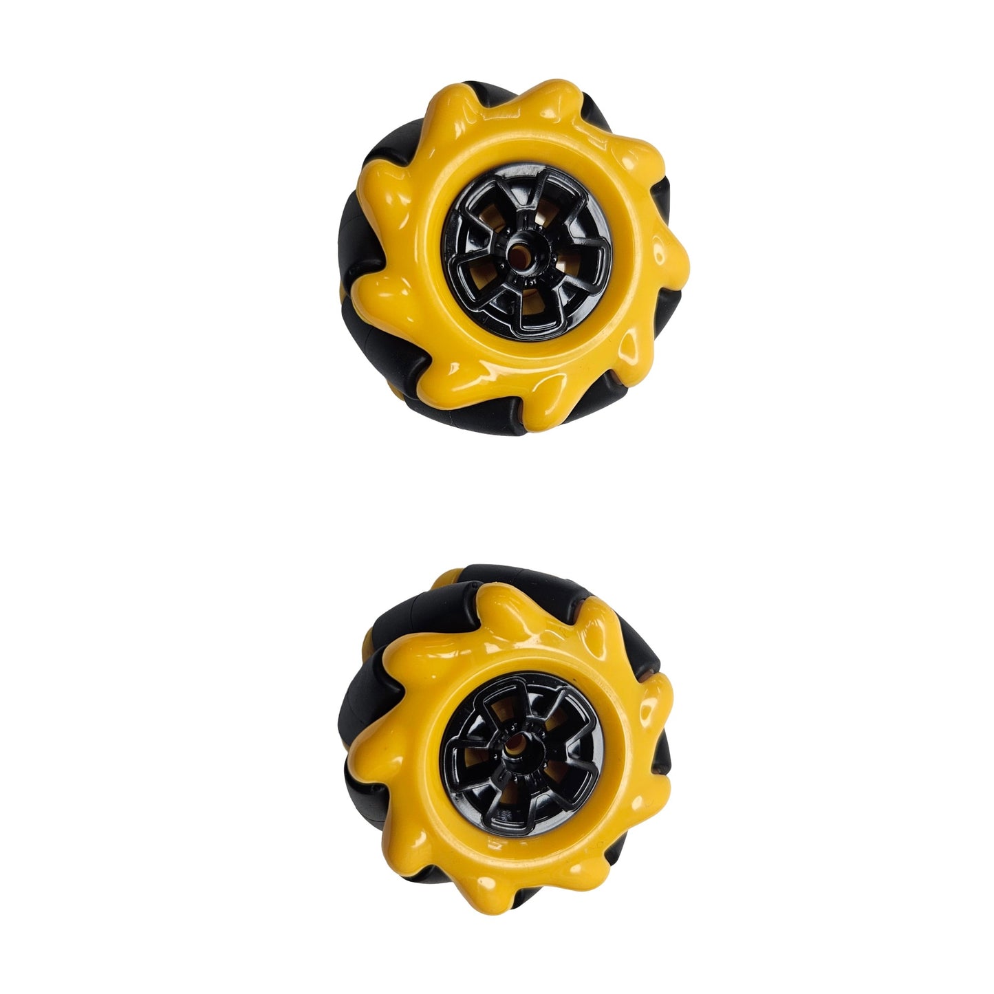 Mecanum Wheel 48mm with Clamp | 4 Wheel for Omnidirectional Small Robotics Projects