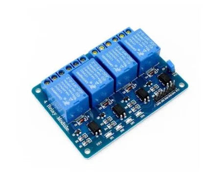 4 channel 12V relay module for microcontroller projects