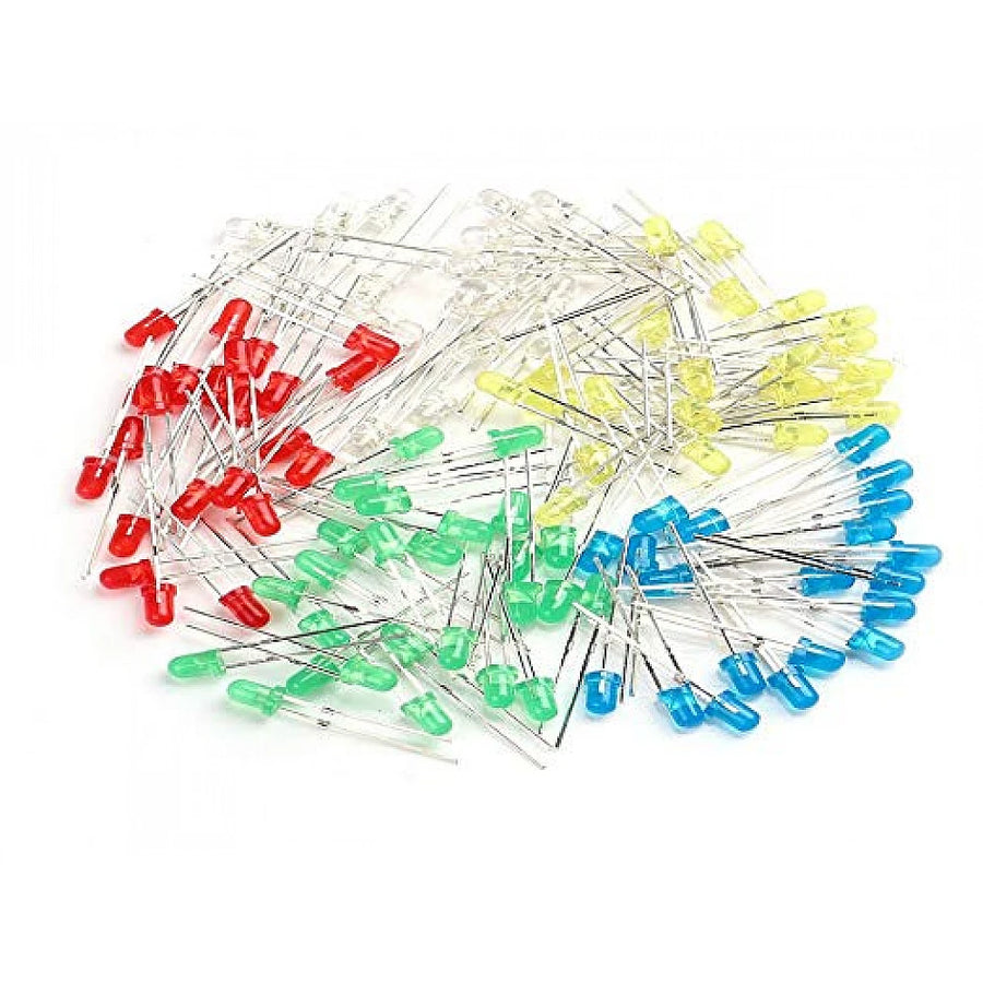 5mm LED  pack of 5 (MIXED COLORS)