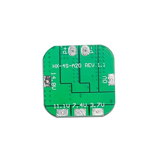 4S 20A BMS Protection Board HX-4S-A20 Rev 1.1 for 14.8V 16.8V 18650 Li-ion Battery Packs