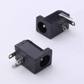 PCB Mount DC Power Jack Socket 5.5x2.1mm 3 Pin Female Connector