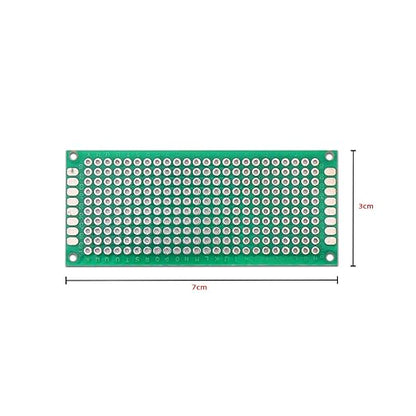 3x7cm Green Dot Board Double Sided | PCB Prototype Board FR4 Universal DIY Soldering PCB