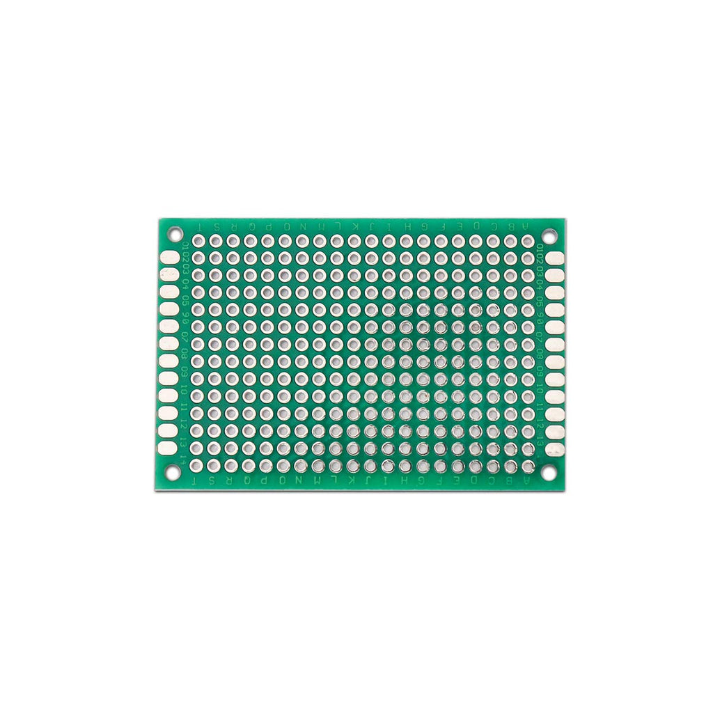4x6cm Double-Sided Green Dot Board PCB Prototype Board | FR4 Universal Perfboard