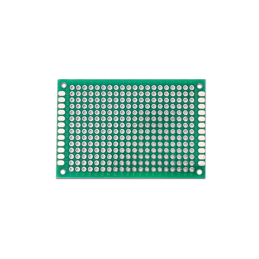 4x6cm Double-Sided Green Dot Board PCB Prototype Board | FR4 Universal Perfboard