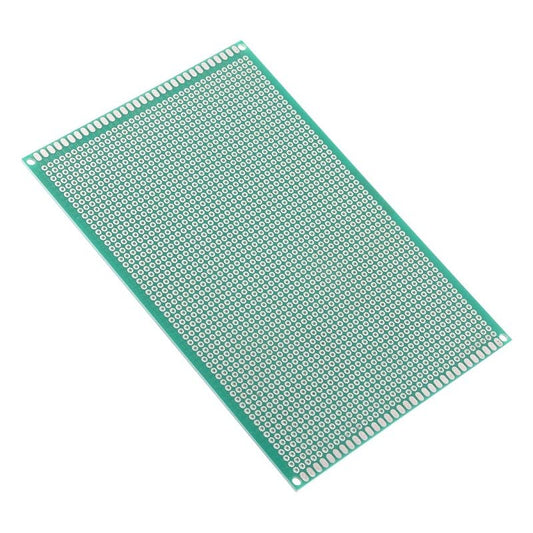 10x15cm Double-Sided Green Dot Board PCB Prototype Board | FR4 Universal Perfboard