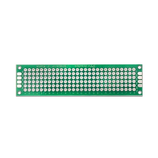 2x8cm Double Side Green Dot Board | PCB Prototype Board FR4 Universal DIY Soldering Board
