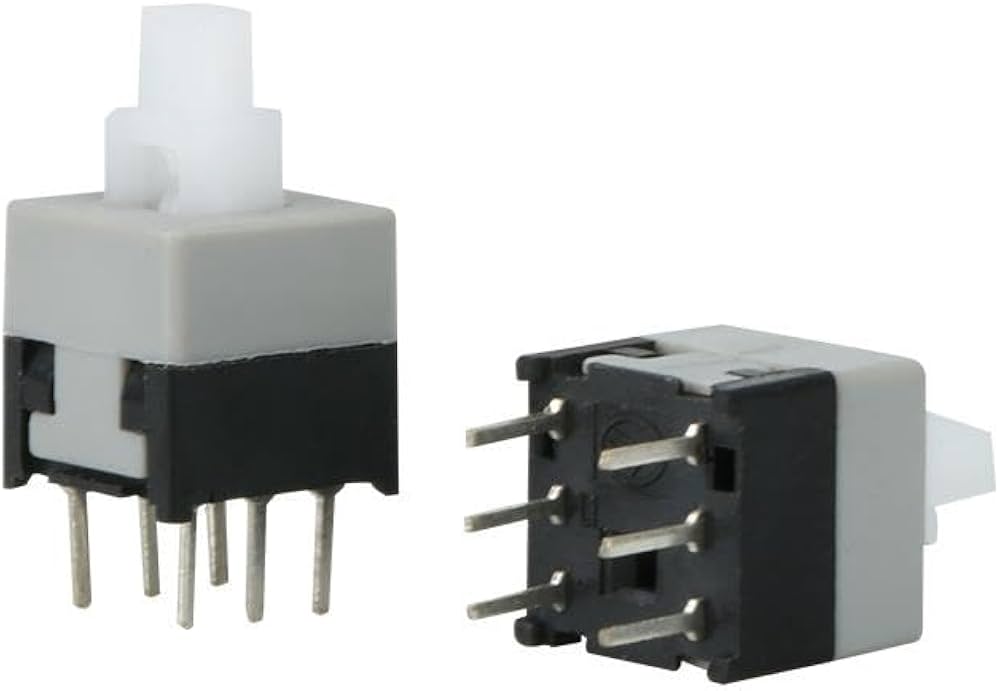 6 pin tactile push button switch for various applications