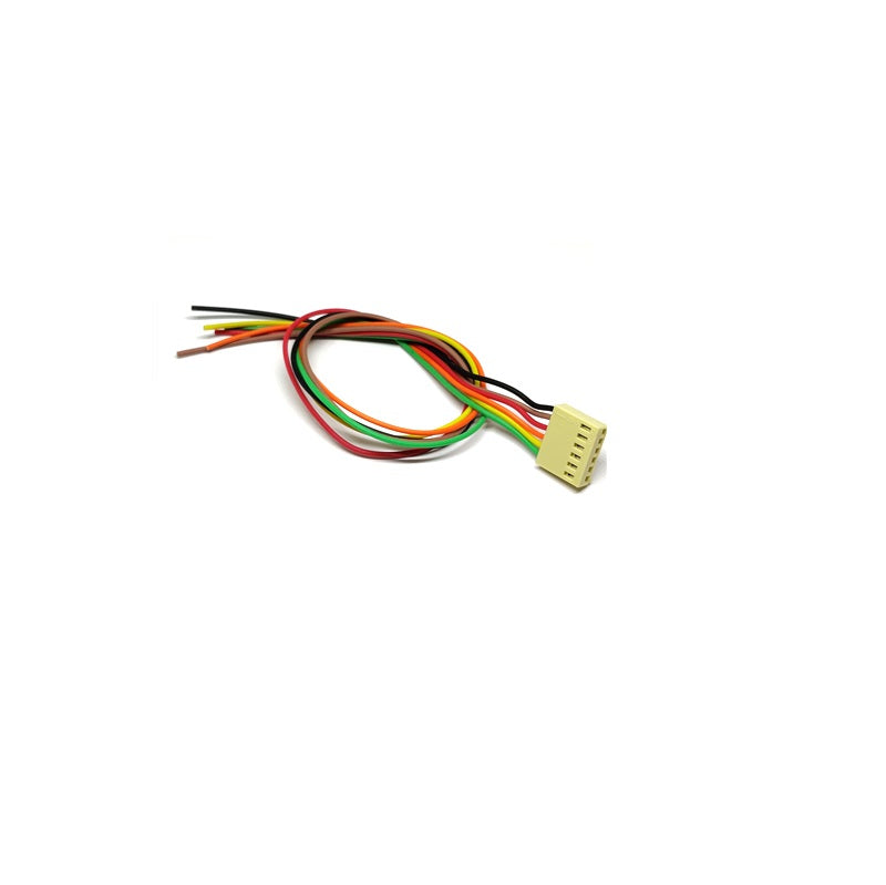6 Pin RMC Connector with Base | Wire Connector for PCB & Sensor Projects
