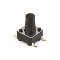 6x6x9.5mm 4 Pin Tactile Push Button Switch | Momentary Normally Open (NO) PCB Mount Push Switch for Arduino, DIY Electronics & Robotics