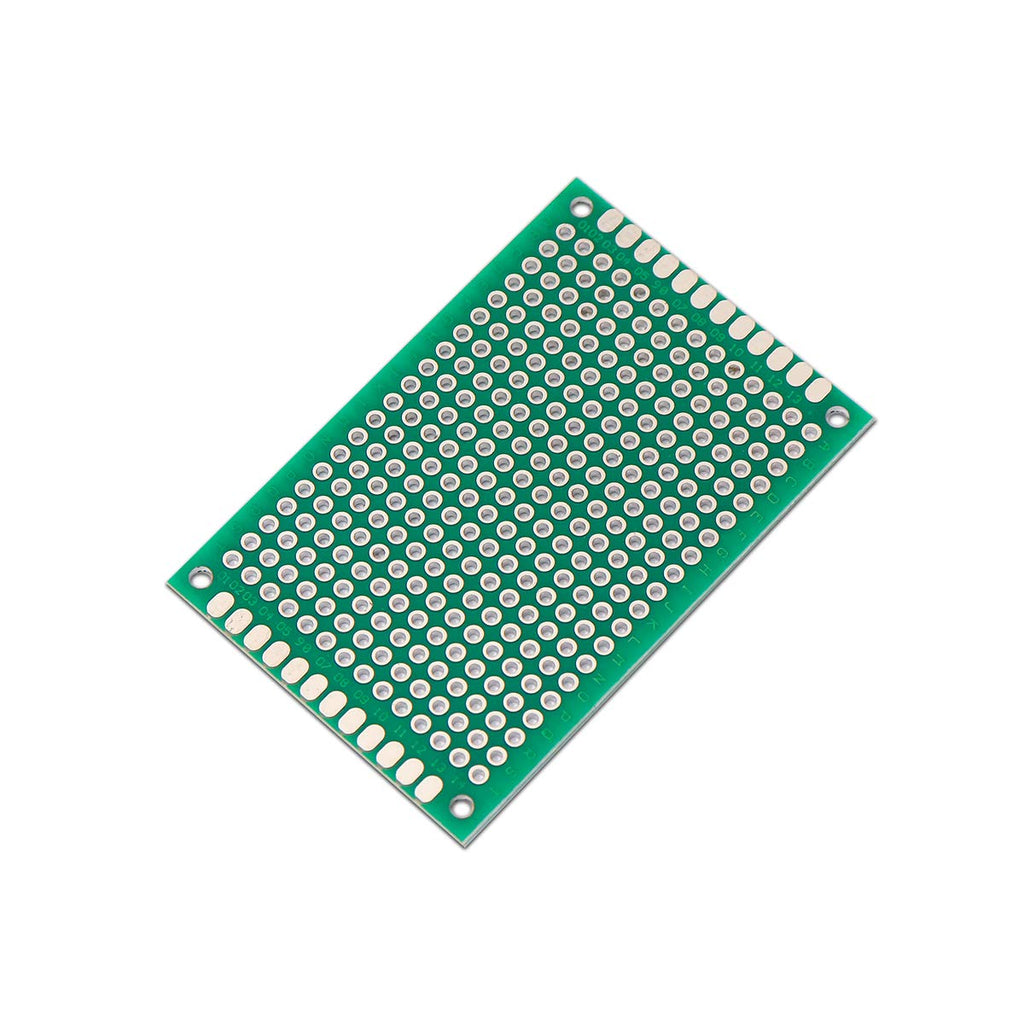 4x6cm Double-Sided Green Dot Board PCB Prototype Board | FR4 Universal Perfboard