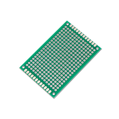4x6cm Double-Sided Green Dot Board PCB Prototype Board | FR4 Universal Perfboard