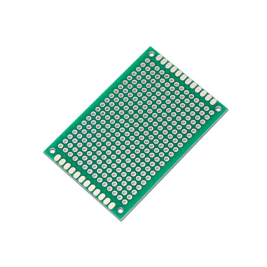 4x6cm Double-Sided Green Dot Board PCB Prototype Board | FR4 Universal Perfboard
