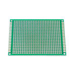 6x8cm Double-Sided Green Dot Board PCB Prototype Board | FR4 Universal Perfboard