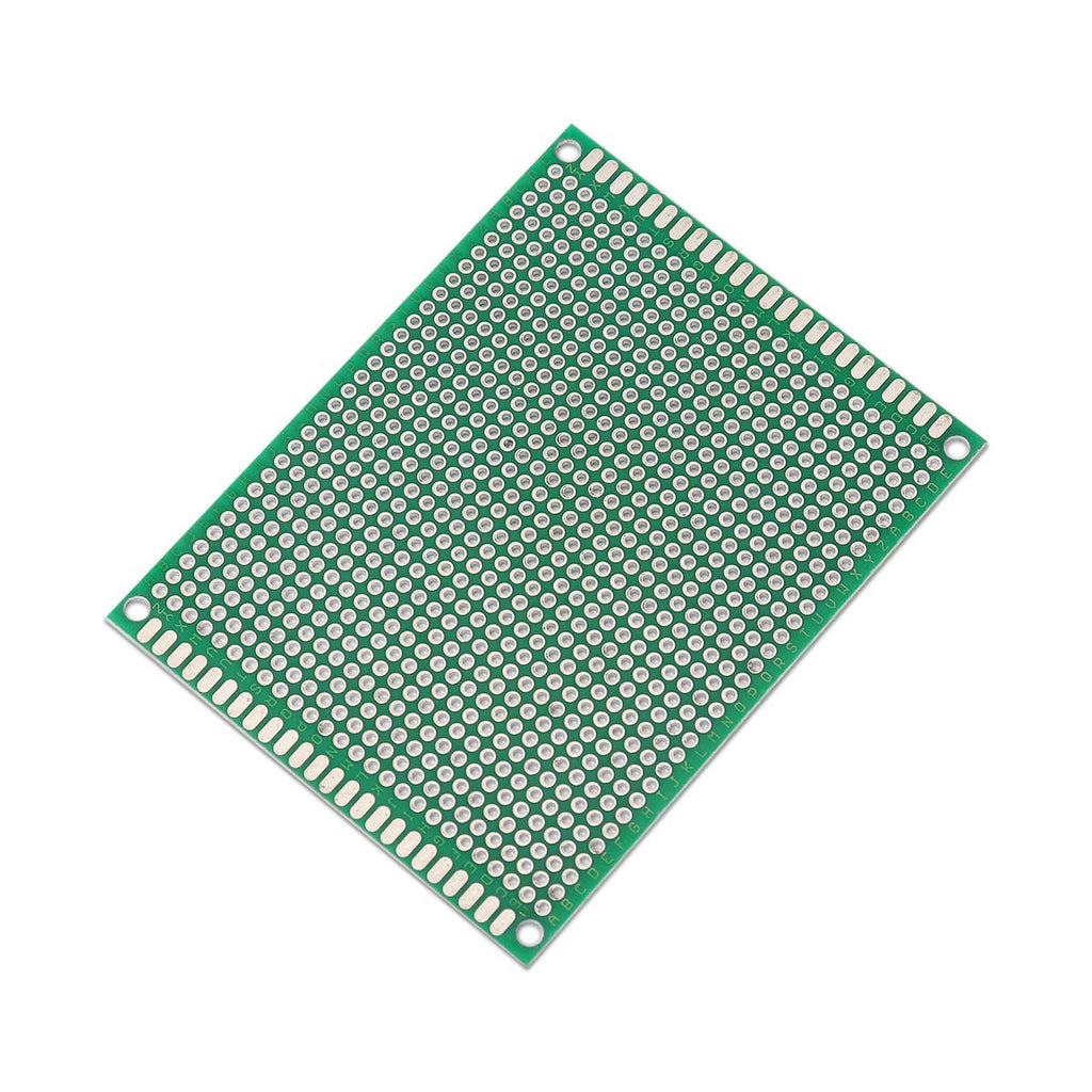 6x8cm Double-Sided Green Dot Board PCB Prototype Board | FR4 Universal Perfboard