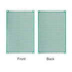 8x12cm Double Sided Green Dot Board PCB Prototype Board | FR4 Universal Perfboard