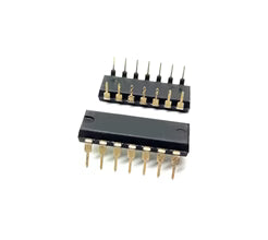74266 IC – Quad 2-Input Exclusive-NOR (XNOR) Logic Gate IC, Open-Collector Output