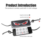 Motorcycle Decorative Cat Eye LED Tail Light 12V – Evil Eye / Demon Eye Rear Light for Bike, Scooter & EV